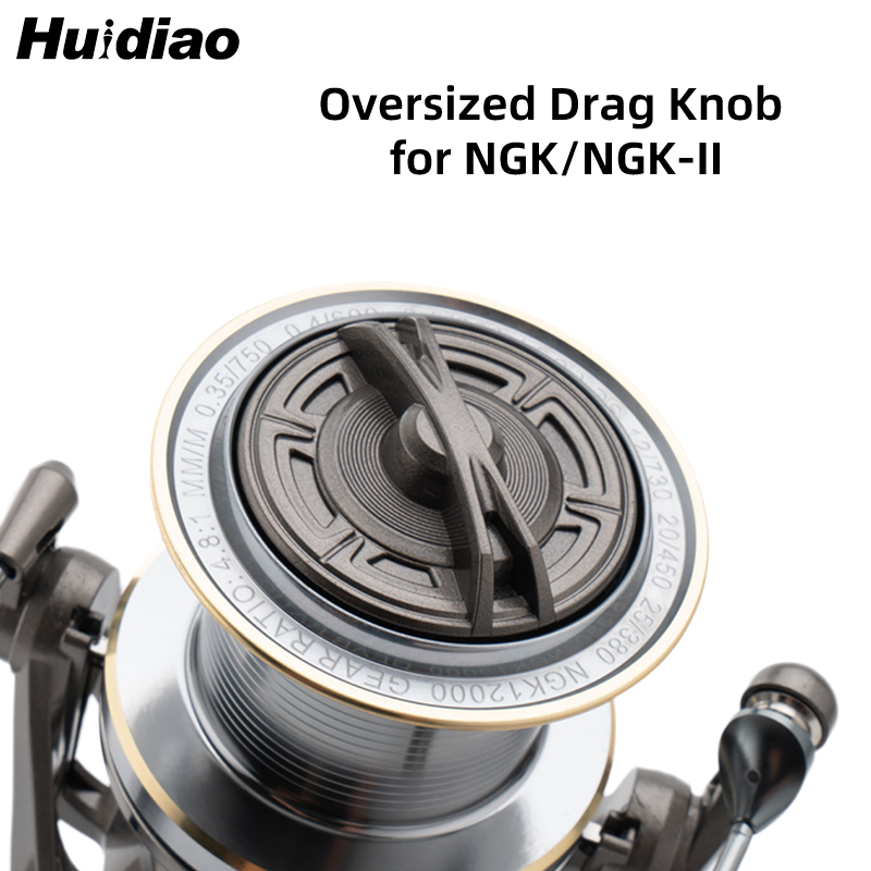Reel Drag Knob - HUIDIAO Oversized Drag Knob Lightweight Drag
