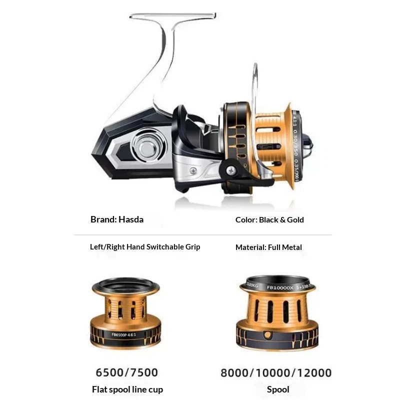 Hasida Spinning Fishing Reel F - Surf Reel 评论和价格