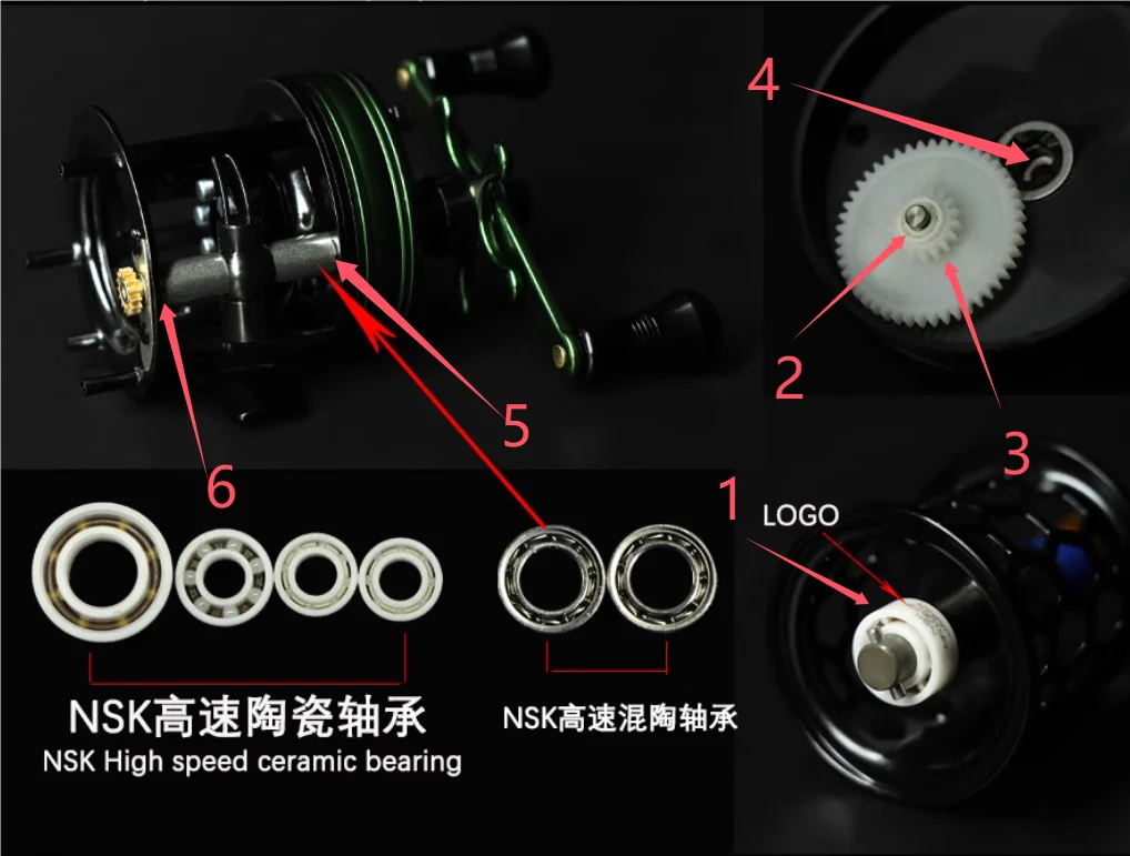 aioushi- Special NSK ceramic b - Fly Reel 评论和价格