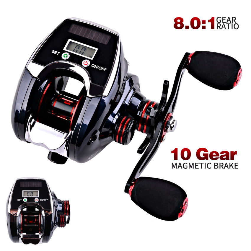 8.0:1 19+1BB Fishing Reel Left - Trolling Reel 评论和价格