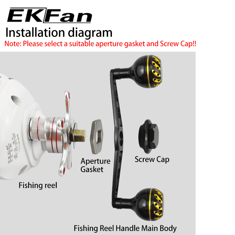 EKfan 130MM Baitcasting Fishin - Spincast Reel 评论和价格