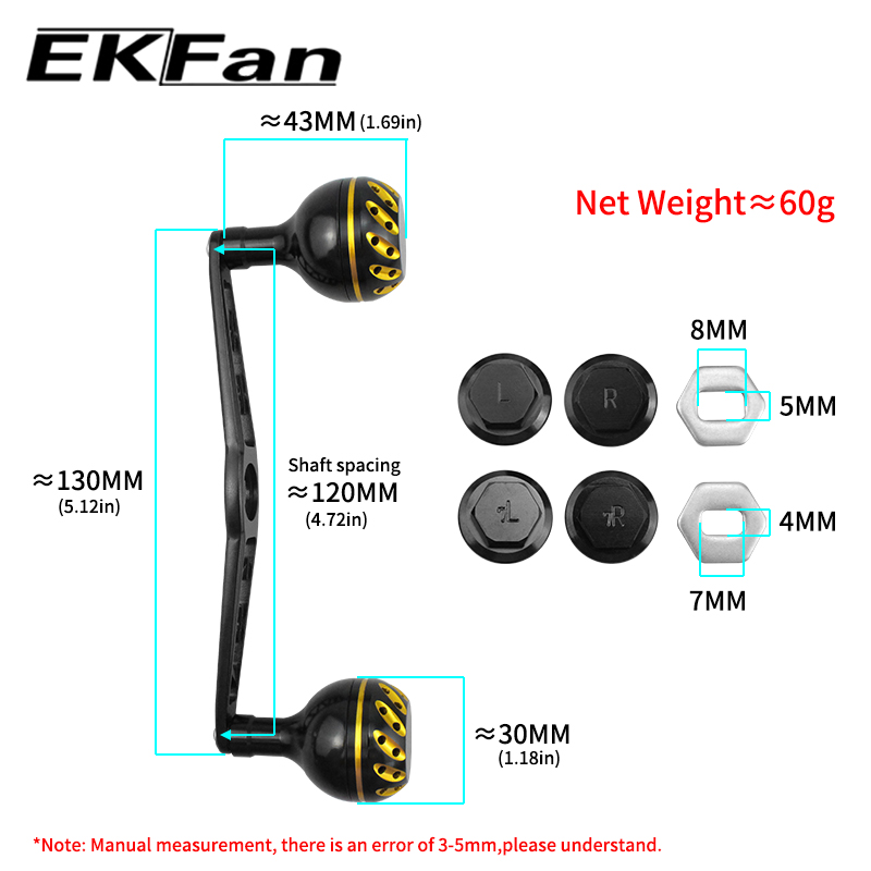 EKfan 130MM Baitcasting Fishin - Spincast Reel 评论和价格