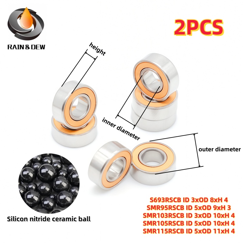 2PCS Miniature Ball Bearing 3x - Spinning Reel 评论和价格